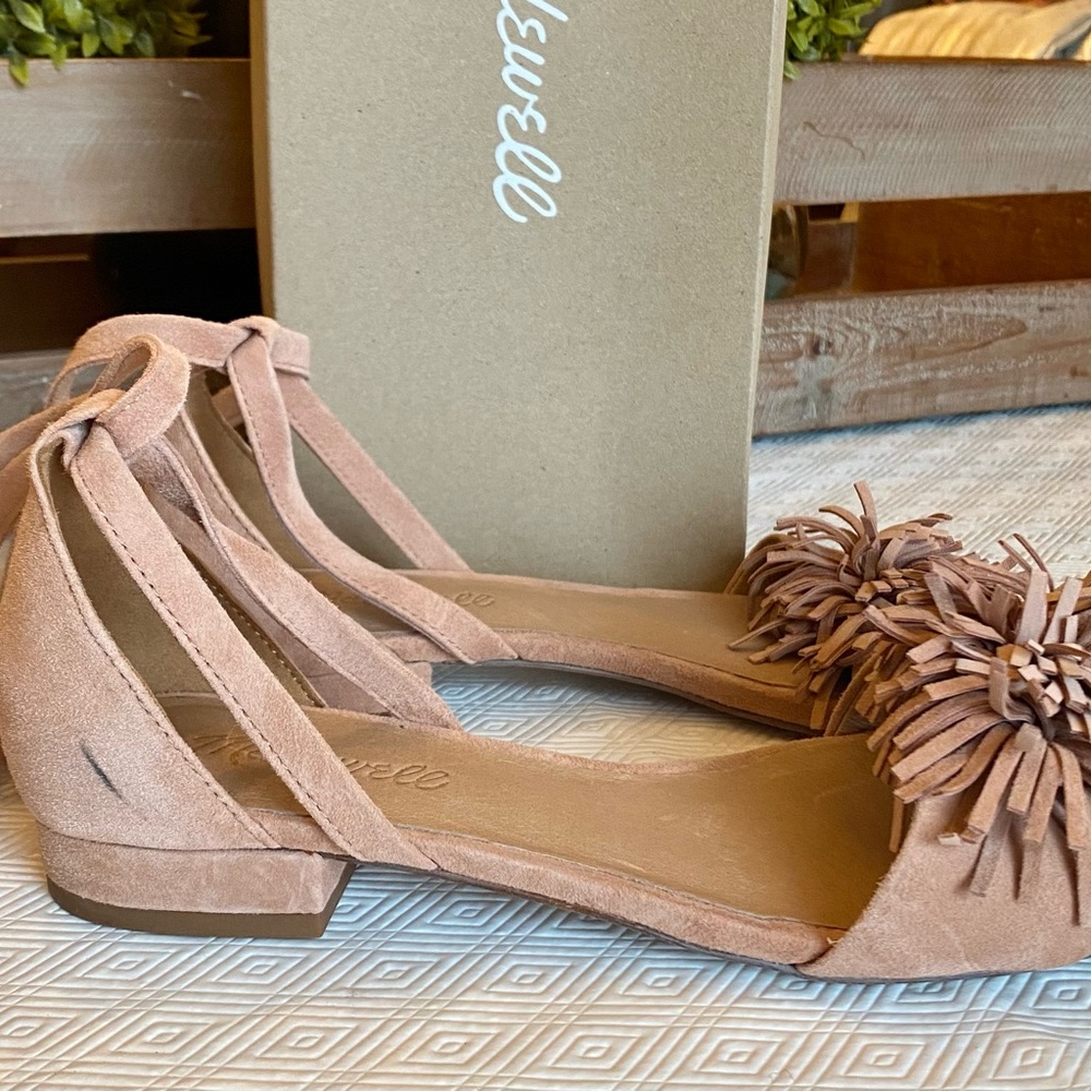 Madewell Ankle Wrap Low Heel SandalSize 7.5